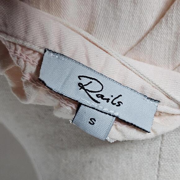 NWT Rails Women's Pink Button Down Blouse Size Small - Picture 5 of 8